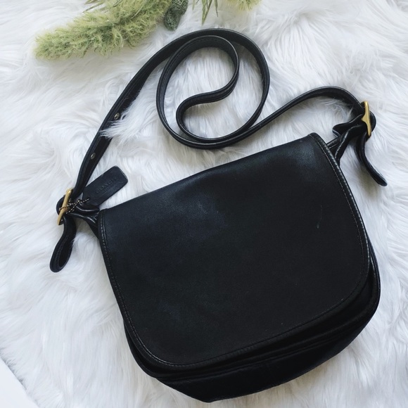 Coach Handbags - COACH • Vintage Saddle Flap Bag